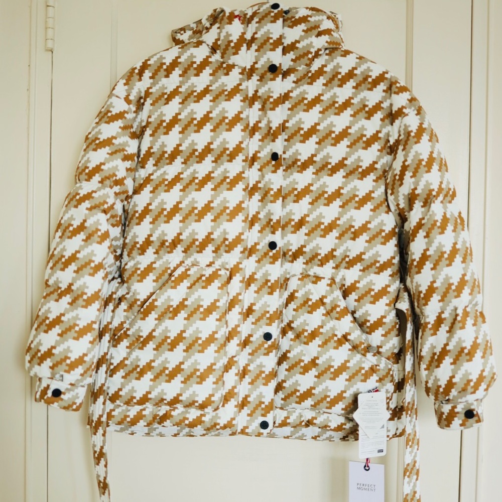 Perfect Moment down jacket, Houndstooth Parka II, goose down jacket